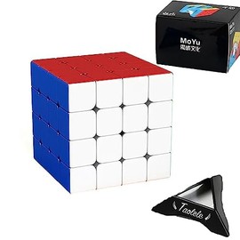 Speed Cube, MOYU Meilong M 4x4 Magic Cube Magnetic Puzzle Cube Durable and Flexible Brain Teasers for Magic Cube Enthusiasts