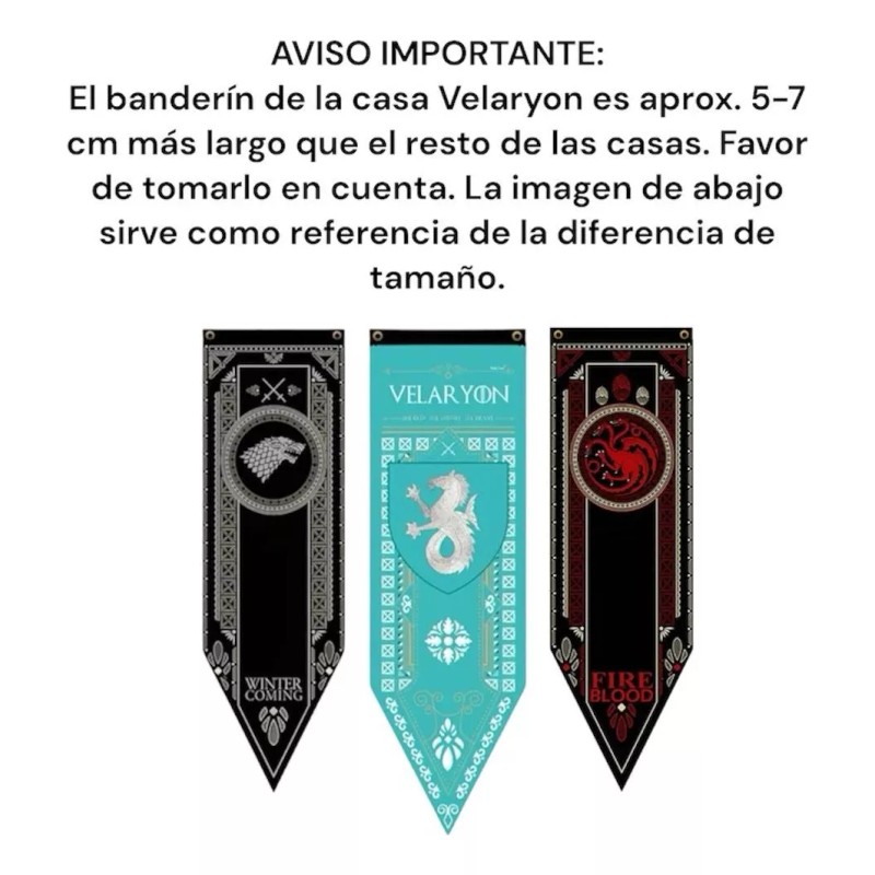 Juego De Tronos Escudo Bandera Insignia Emblema Casas