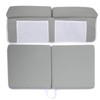 Neoprene Light Gray Rectangle Outdoor Swimming Kneeler Pad Indoor Bathroom