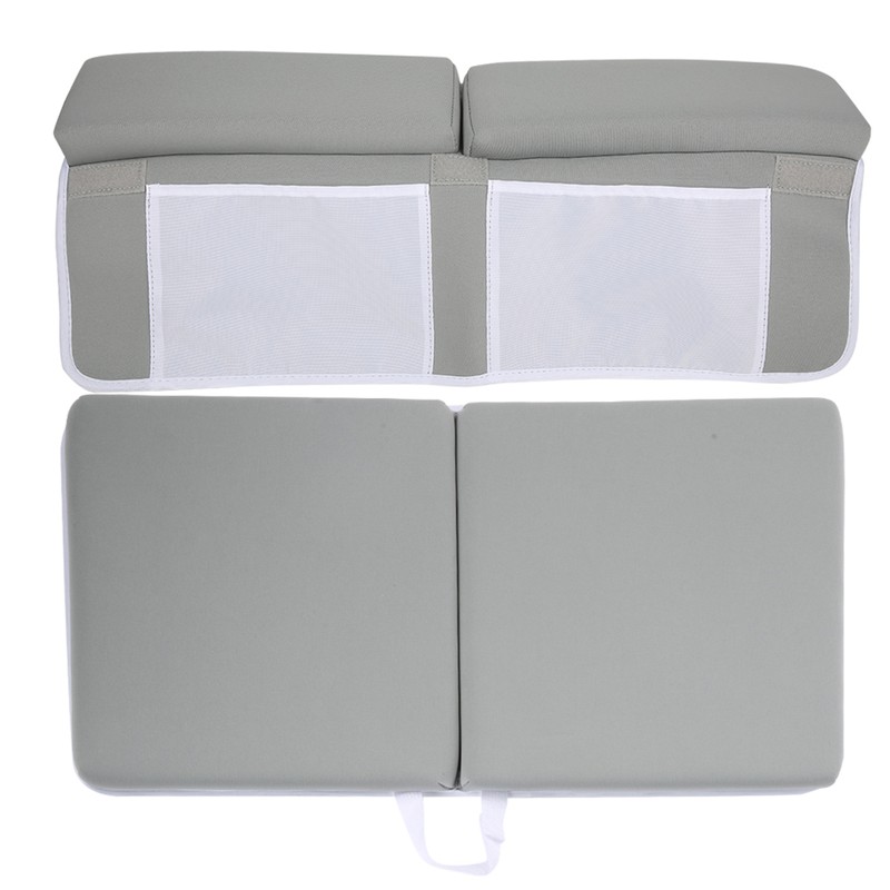 Neoprene Light Gray Rectangle Outdoor Swimming Kneeler Pad Indoor Bathroom
