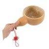 minkissy Natural Gourd Water Ladle Ergonomic Multi Functional Scoop for
