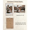 RICHFOCUS 24x36 Picture Frame USA-Sourced Natural Walnut Solid Wood Photo