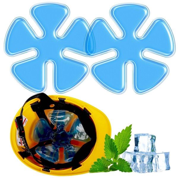 Head Ice Pack，Reusable Gel Cooling Pads for Hard Hats，Helmet Ice