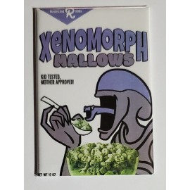 Xenomorphs Mallow Refrigerator Magnet 2" by 3" fridge Cereal Alien