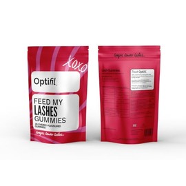 Feed My Lashes Gummies | 30 Cherry Flavour Gummies | with Biotin to Support Natural Lash Growth and Strength
