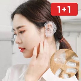 셀프염색 파마 방수 이어캡 미용실 샤워 물방지 귀비닐 100p 1+1 [이어캡 100매] Self-Dyeing Perm Waterproof Ear Cap Salon Shower Water-Resistant Ear Vinyl 100p 1+1 [Ear Caps 100 Sheets]