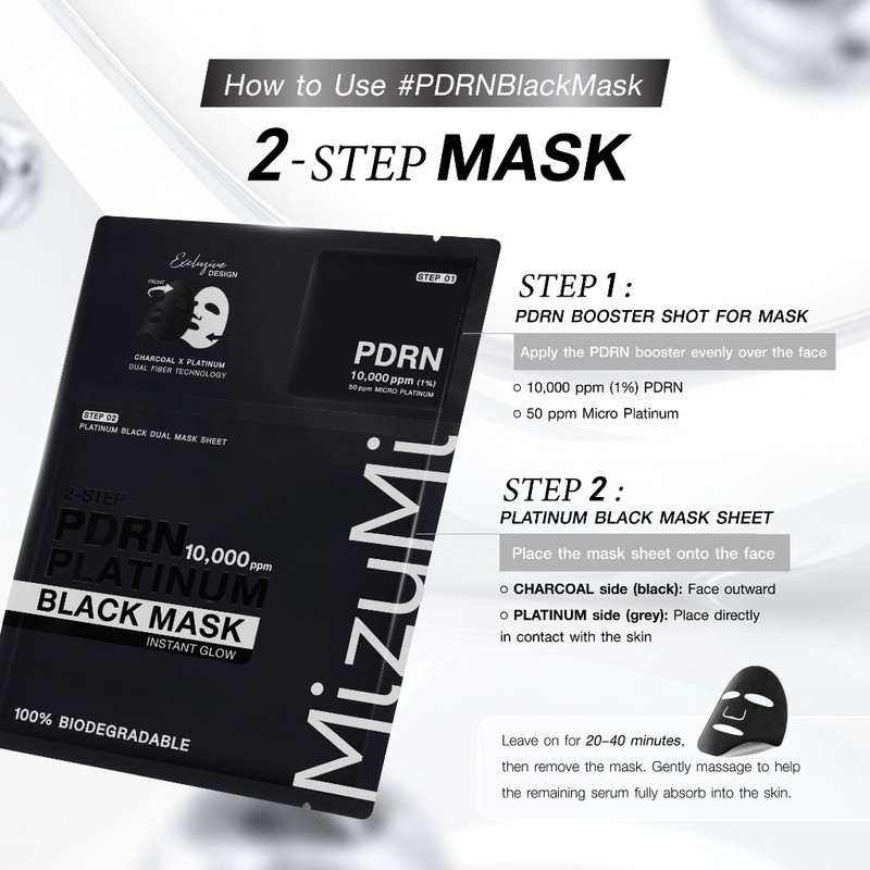 MizuMi PDRN Platinum Black Mask