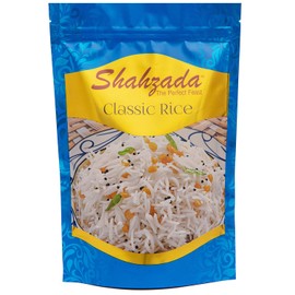 Shahzada Basmati Rice 02 lbs - Classic White Rice Great Fragrant Rice for Daily Use, Aged, Aromatic, Flavorful & Slender, Quick Cooking. Everyday Rice - Vegan, GLUTEN FREE, Non-GMO, Low Sodium, No Cholesterol, Resealable Zip-Lock Bag to Seal Freshness - Rice 02 Pound Packing – 32 Oz