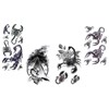 4 Sheets of Scorpion Tattoos Men's Tattoos Arm Tattoos Fake