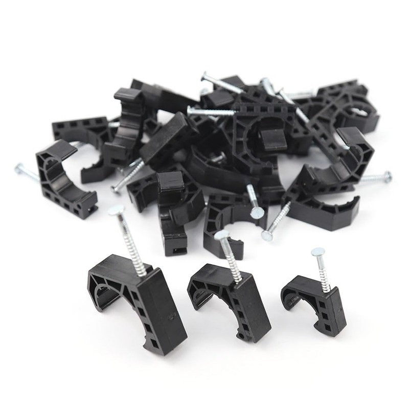 (50 Pack) TMKOOL 1 inch Half J Clamp J-Hook with