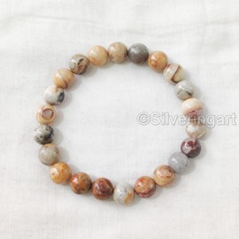 Bumble Bee Jasper Beads Bracelet, Natural Jasper Bracelets, Bumble Bee Jasper Birthstone, Healing Beaded Stretch Bracelet, Unisex Jewelry, Christmas Gift, Mens Bracelet, Meditation Womens Bracelets
