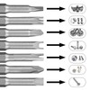 Bamyli 7-Piece Special Shaped Screwdriver Bit Set, 50 mm, Triangle,