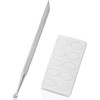 Stainless Steel Cuticle Pusher Tool,Cuticle Trimmer for Manicure Pedicure