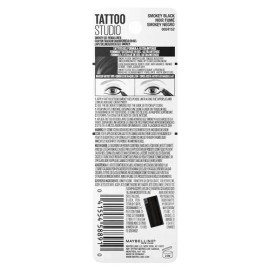 Lápiz De Gel Delineador De Ojos Maybelline Tattoo Studio Smokey Black