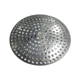 Plumb Pak Pp820-65 Flat Sink Strainer with Clip, Aluminum, 5.375" x 4.625", No Color