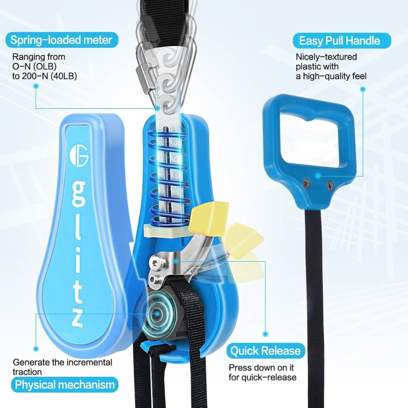 Glitz Cervical Neck Traction Device for Home Use Portable Neck