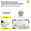 Aftermarket Radio Wiring Adapter Compatible with Nissan 2007-2013/Subaru 2008-2013, 16Pin