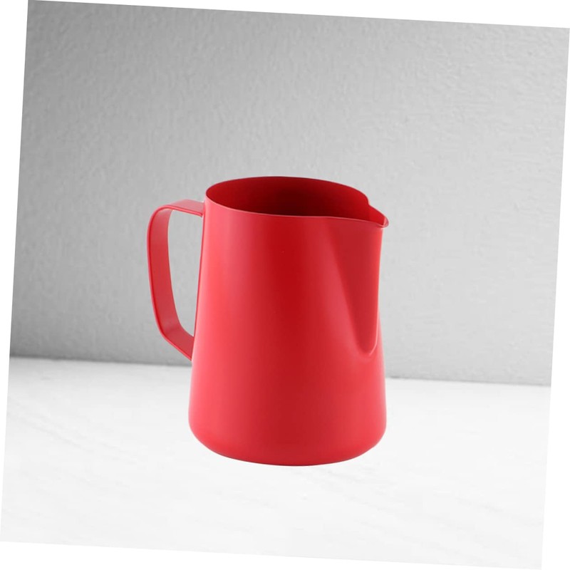 ULTECHNOVO Non Stick Stainless Steel Milk Pourer for Red Frothing