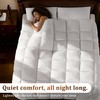 Premium Goose Down Fiber Comforter Queen Size, Ultra Fluffy Hotel