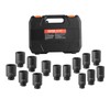 VEVOR Axle Nut Impact Socket Set - 1/2" Drive Deep