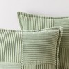 MIULEE Corduroy Cushion Covers Pack of 2 Decorative Modern Patchwork