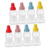iplusmile 8Pcs Mini Bear Sauce Bottle Cute Condiment Containers for