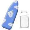 SheeChung 14x42 Inch Over-The-Door Ironing Board Replacement Pad/Cover,100% Cotton Iron