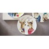 Dapper Animal - Couple Buck and Doe - Salad Plate