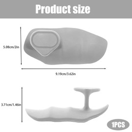 DtgEcd 2 Pack Gym Grips, Gym Hand Grips, Hand Grips for Weight Lifting, Weight Lifting Grips - Gray OPP Bagged Palm Protectors for Workout, Training, and Fitness