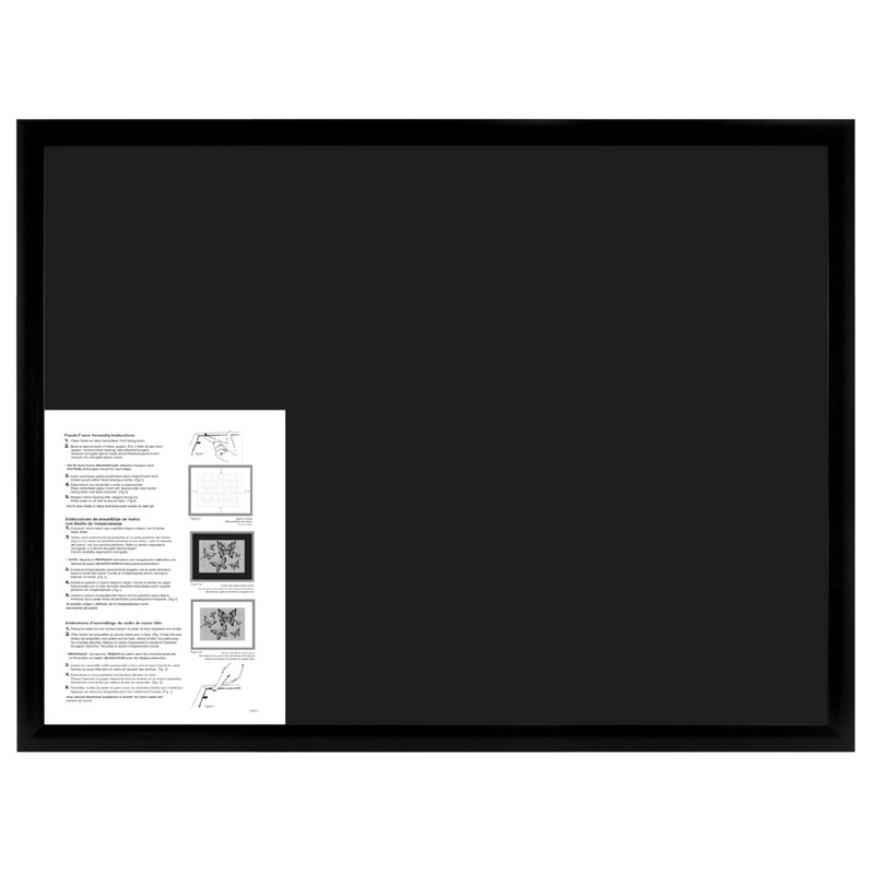 MCS Frame for Puzzles, Black, 20 x 27 in or