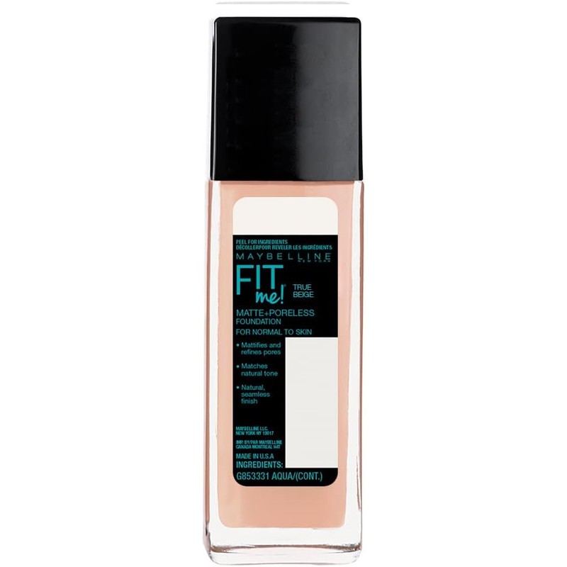 Maybelline Base de Maquillaje Fit Me Matte, 128 Warm Nude