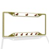 Fastasticdeals Metal Insert License Plate Frame Dachshund Puppy Weatherproof Car