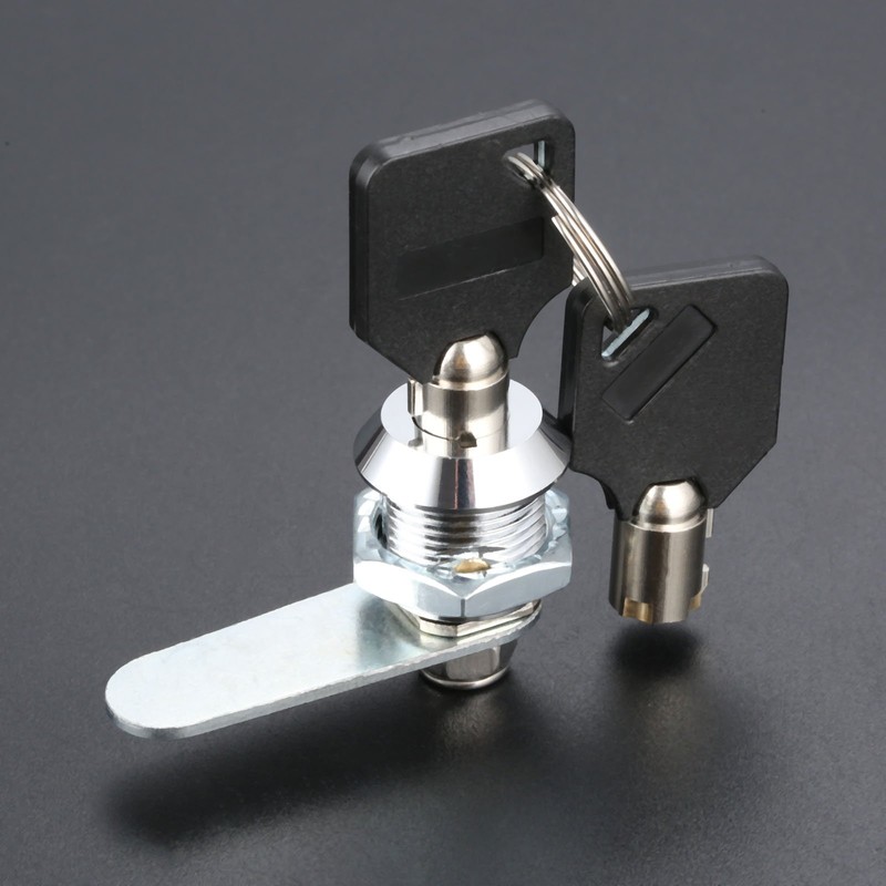 Thread Tubular Cam Lock 16mm Zinc Alloy Security Drawer Cam
