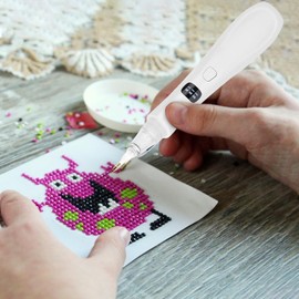 Gem Painting Tools - Nail Dotting Tool | Electric Applicator 3 Adjustable Suction Mode Picker for Craft Jewelry Embroidery Makeup Manicure Projects