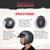 Daytona Helmets 3/4 Shell Open Face Motorcycle Helmet – DOT