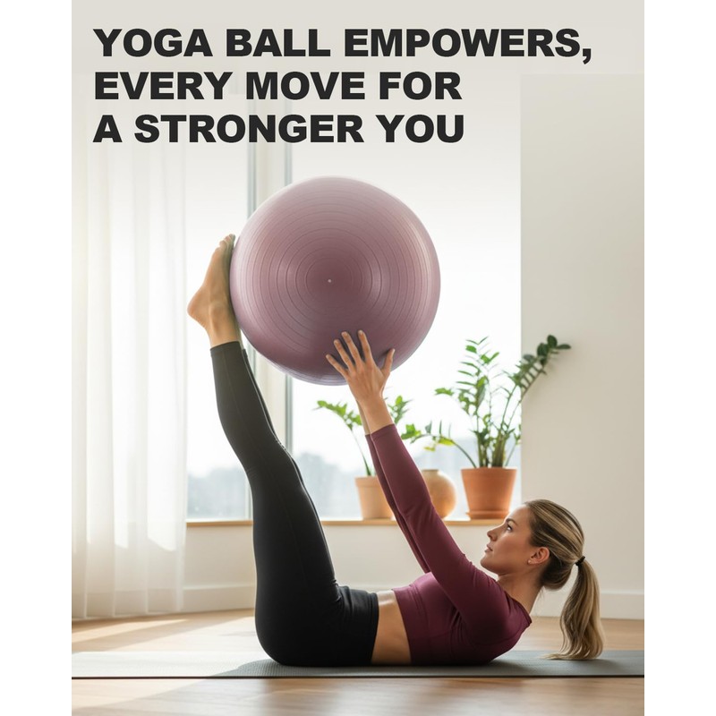 Trideer Yoga Ball for Pregnancy Office Ball Chair– Exercise Ball