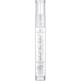 essence what the fake! Glass Shine Plumping Lip Filler, No. 01, Transparent, Moisturising, Vegan, Paraben-Free, No Microplastic Particles, Nanoparticles Free, Pack of 3 (3 x 4.2 ml)