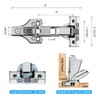 2 Pack Face Frame Full Overlay 175 Degree Lazy Susan