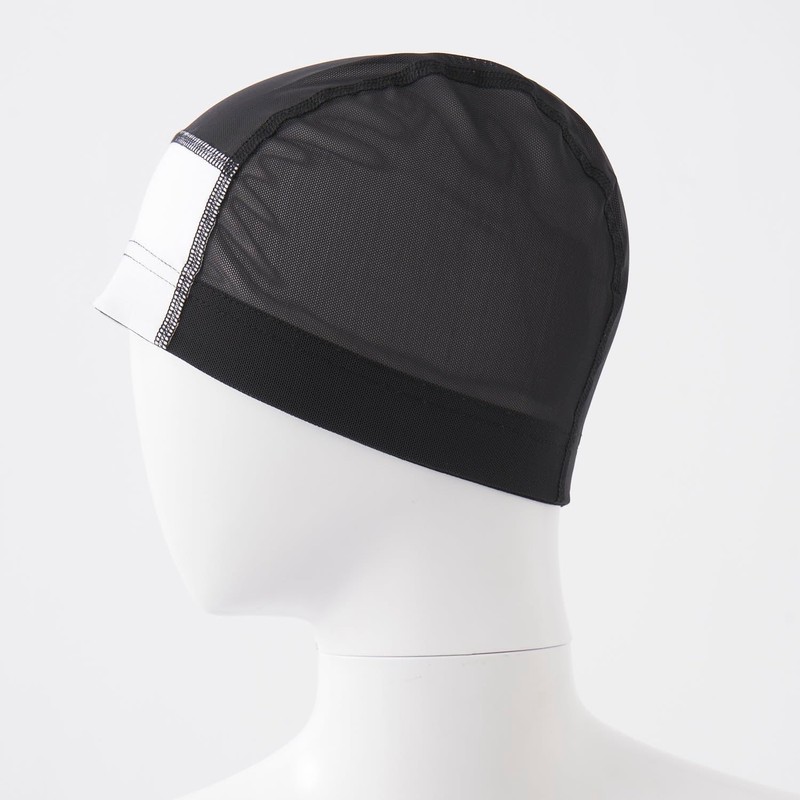 [Private Brand] Swimming Cap, Mesh Cap, Kids, BK, Black