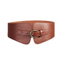 Women's wide elastic belt, fashionable decorative, printed retro wide elastic belt, dress, jeans corset