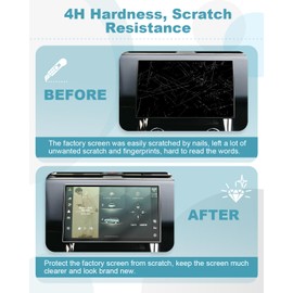 CDEFG Compatible with Range Rover/Sport 2023/2024, Navigation Screen Protector, 4H Scratch-Resistant, 13.1 Inch GPS Screen Protector Navigation Film, Accessories [Pack of 2]