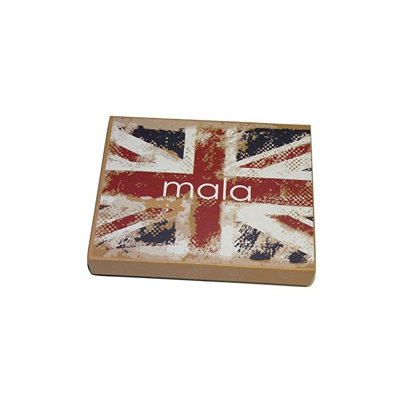 Mala Leather RFID Blocking Union Jack Leather Wallet with Coin