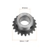 HARFINGTON 2pcs Bevel Gear 1.5M 20 Teeth 12mm Shaft Hole
