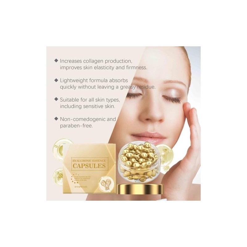 3PCS Serum for Face Wrinkle Smoothing Capsules Anti-Aging Fine Line