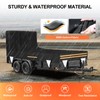 6 x 10 Windproof Utility Trailer Cover, 600D Waterproof Heavy