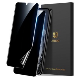 [2 Pack] JEHOO Pixel 8 Pro Privacy Screen Protector Flexible TPU, Fingerprint Unlock, Scratch Resistant, Easy Installation, Case Friendly, Bubble Free