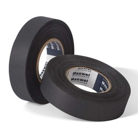 Maxwel Manufacturing Automotive Cloth Tape - 2 Rolls Strong Flexibility High Abrasion Resistance Adhesive Force Heavy Duty Wire Harness Tape for Automotive Insulation Wiring 3/4 in 82 FT