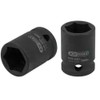 KS Tools 515.1019 1/2" Hexagon impact socket short, 19mm