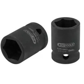 KS Tools 515.1019 1/2" Hexagon impact socket short, 19mm