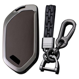 Ysbxitu Smart Key Fob Cover Fit for Kia Telluride EV9 Picanto GT Line Sorento Sportage Carnival KX3 Seltos KX5 All New K5, B Brown